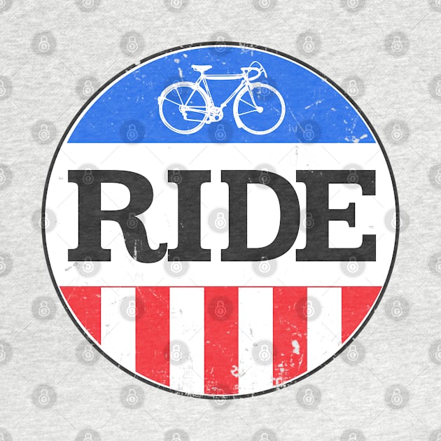 Vintage Ride Bicycle Logo by eVrydayART